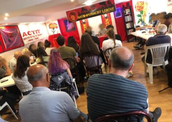 Antiemperyalist Lig Tanıtım etkinliği Paris şehrinde gerçekleştirildi