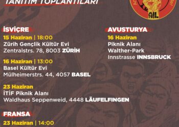 Partizan; ANTİEMPERYALİST LİG’in Tanıtım Toplantılarına Çağrı!