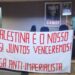 Pro-Palestinian activists protest against a Zionist lecture at the Federal University of Ceará (Brazil)