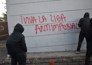 Colombia: internationalist actions at the student march