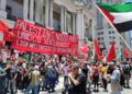 Brazil: Antiimperialist and pro-Palestinian banners and posters were held up at the demonstration against the G20 summit in Rio