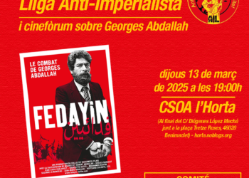 Spain: Anti-Imperialist League (AIL) to be presented in Valencia