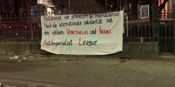 Switzerland: As part of the AIL appeal, actions against the aggression of Venezuela and Iran took place in Switzerland