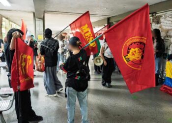 Colombia (AIL): Antiimperialist day of action against US aggression in Venezuela