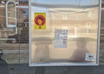 Belgium – Netherlands (AIL) : Partizan Promotes the Antiimperialist League with Sticker Campaign