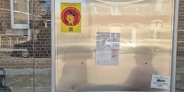 Belgium – Netherlands (AIL) : Partizan Promotes the Antiimperialist League with Sticker Campaign