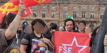 France (AIL): Rally for Cuba and Palestine in Strasbourg