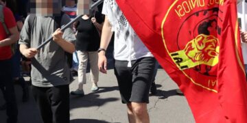Spain (AIL): Speech by the Revolutionary Committee of Madrid on May Day , calling to strengthen the Antiimperialist League