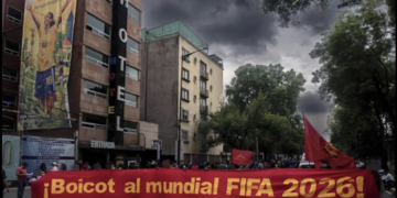 Mexico (AIL): AIL Flags at the CNTE National Strike and the Protests Against the 2026 FIFA World Cup