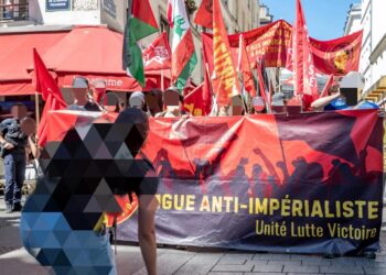 France (AIL): Anti-NATO and Antiimperialist War Rally in Paris