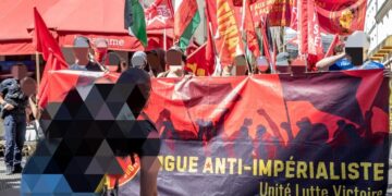 France (AIL): Anti-NATO and Antiimperialist War Rally in Paris