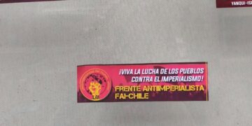 Chile (AIL): Antiimperialist stickers appear in La Serena