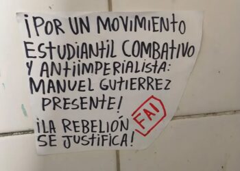 Chile (AIL): Antiimperialist Propaganda Actions in La Serena Honor Manuel Gutiérrez