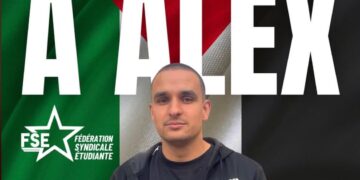 France (AIL): Support Alex, an Antiimperialist League activist repressed for supporting Palestine!