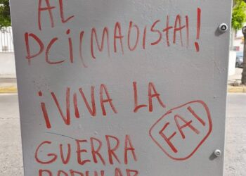 Chile (AIL): FAI Takes Action in Solidarity with the People’s War in India