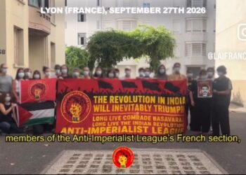 France (AIL): Support of the Revolution in India