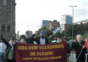 Deutschland (AIL): Rote Bund Carries Out Actions in Solidarity with the People’s War in India
