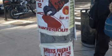 USA (AIL): AISF mobilizes at City College of New York against US intervention in Latin America